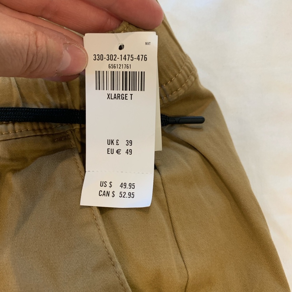 Hollister Men'sTan Pants